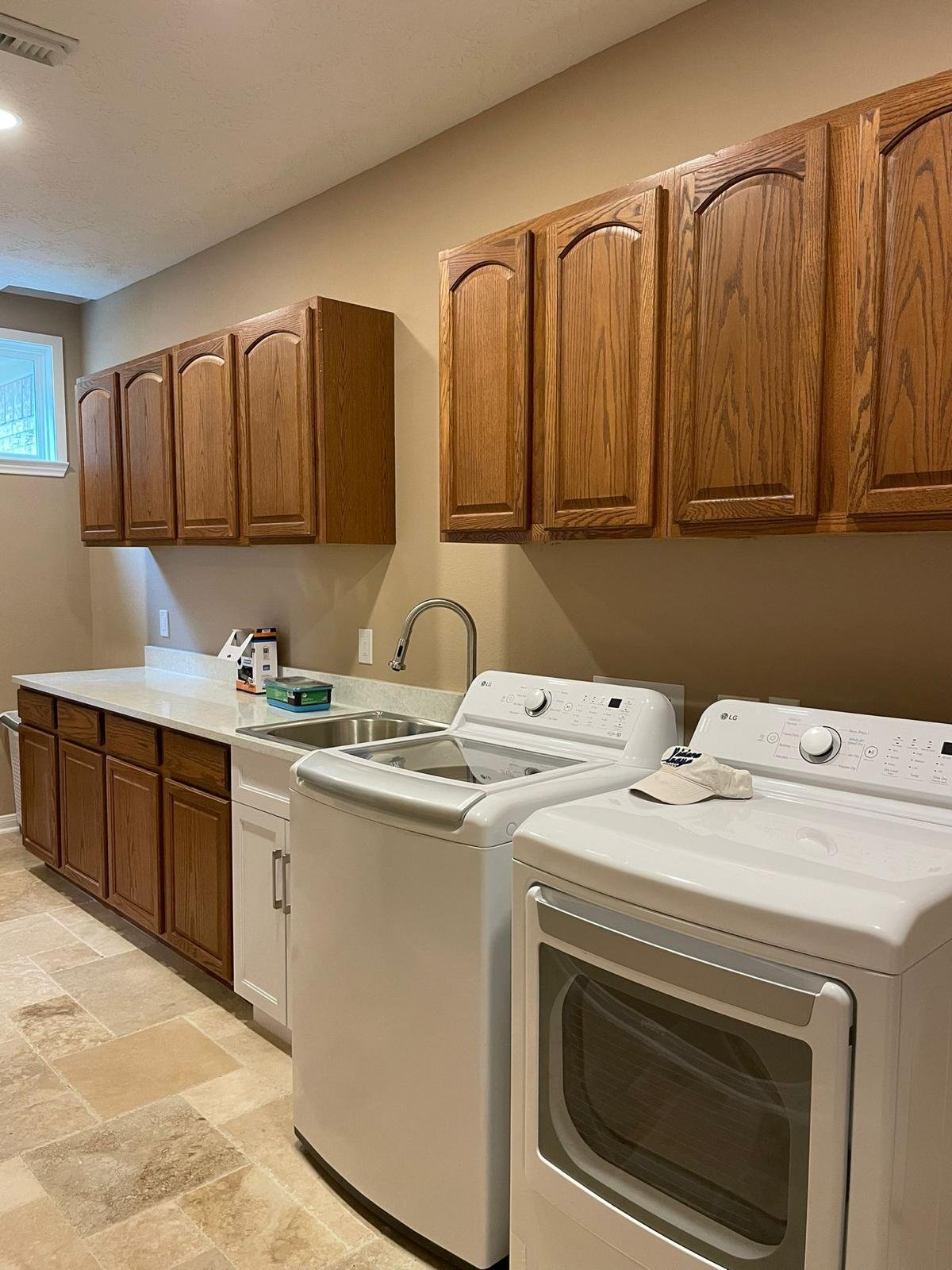 Commercial laundry room renovation in Friendswood apartment complex